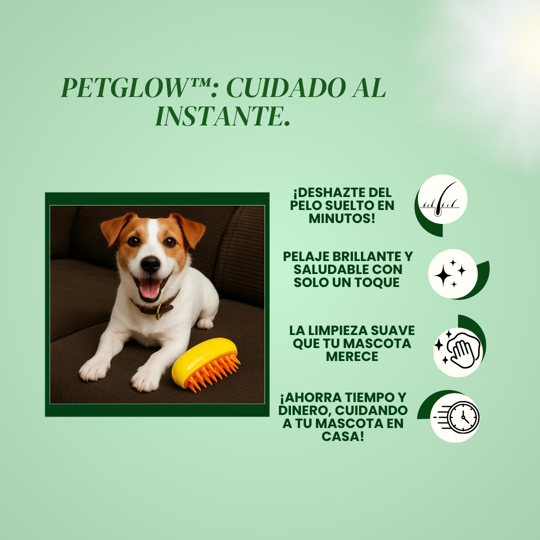 PetGlow™: Deja tu casa limpia y su pelaje brillante.