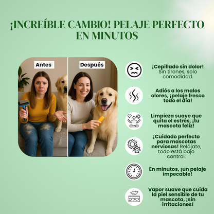 PetGlow™: Deja tu casa limpia y su pelaje brillante.