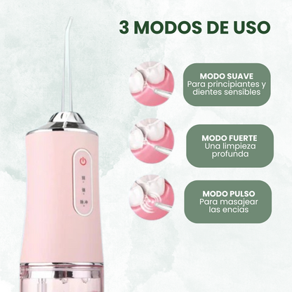 JetSonrisas ™: Borra manchas que apagan tu sonrisa–Irrigador Dental