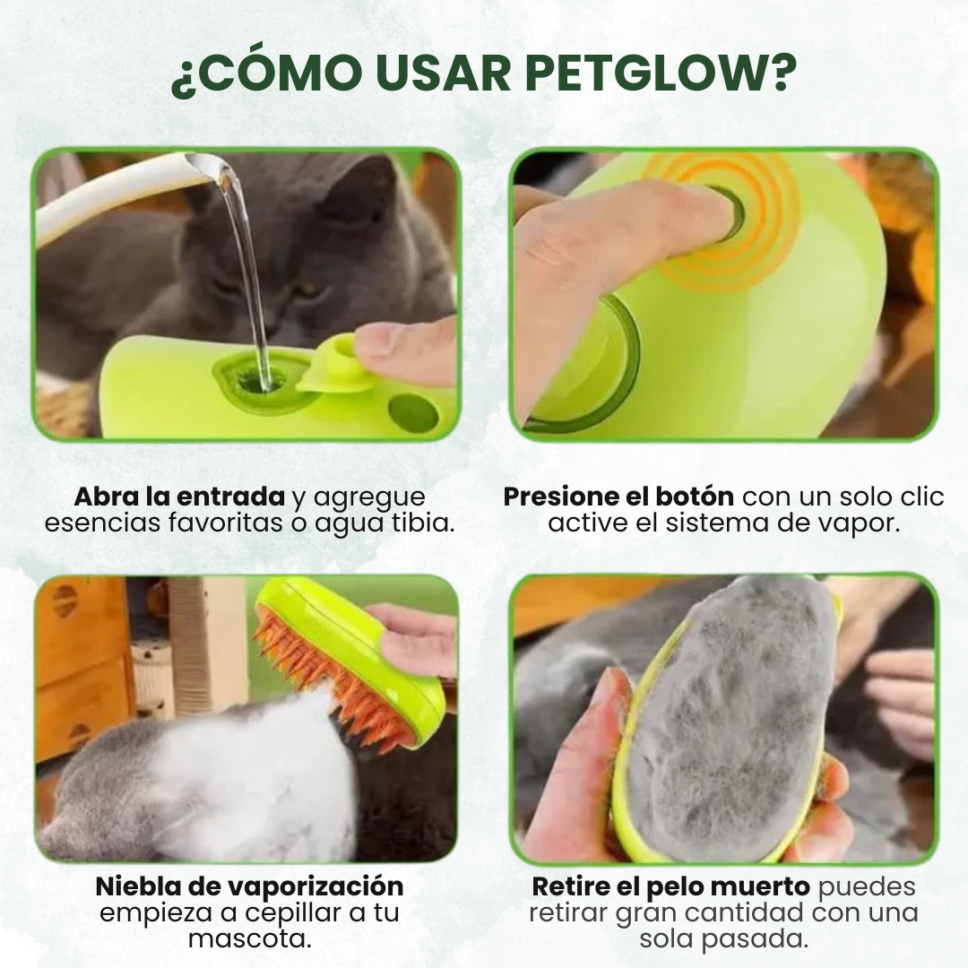 PetGlow™: Deja tu casa limpia y su pelaje brillante.