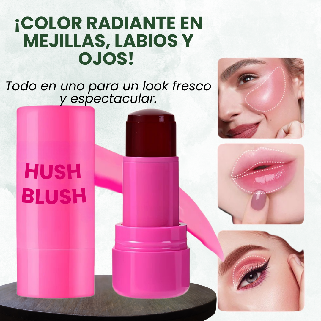 Rubor en gelatina: Hidratación, frescura y color - Hush Blush™